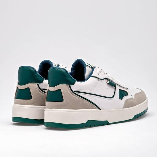 Mora Urban Tenis urbano para hombre blanco latte verde Codigo 125482F