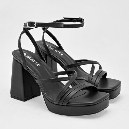 Pravia Zapatilla para mujer negro Codigo 125682E.