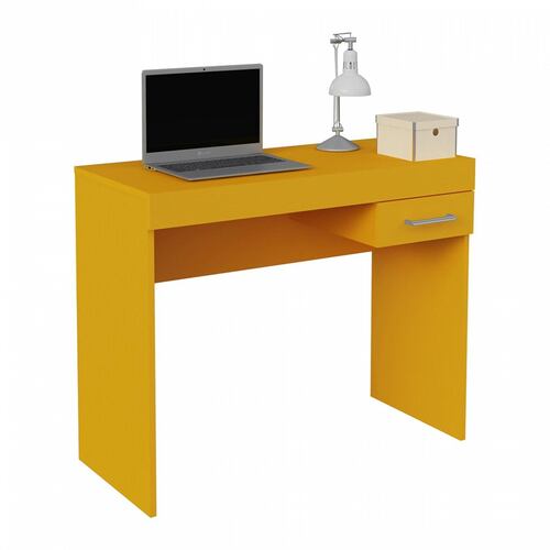 Escritorio Mesa De Computo Bertolini Cooler Amarillo