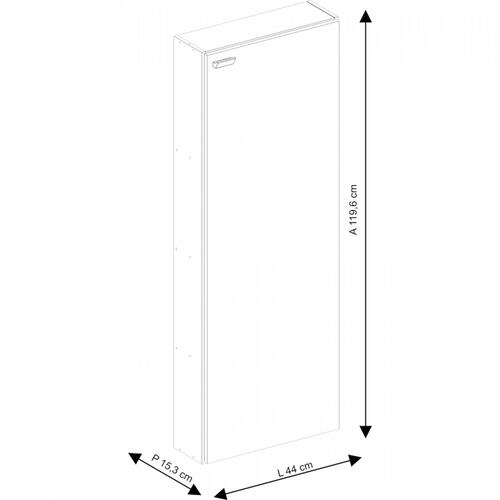 ARMARIO MULTIUSOS BERTOLINI 899 BLANCO