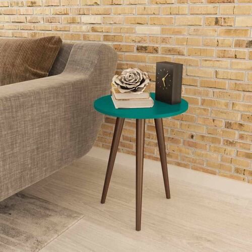 Mesa Lateral De apoyo Buró Bertolini RT 3099 Turquesa