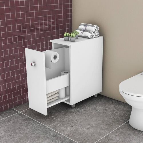 Gabinete Mueble Multiuso de Baño Bertolini BCM116 Bco