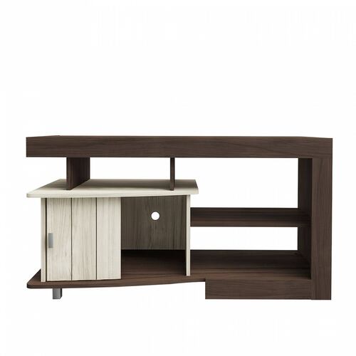 Mesa De TV Bertolini Royal Imbuía Capuccino Pantalla 47 Pulgadas