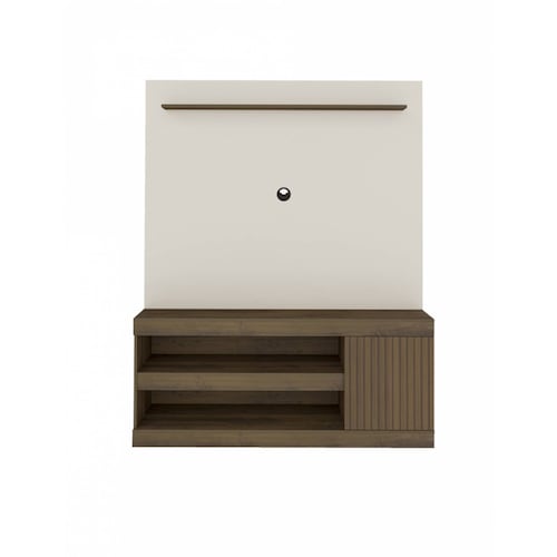 CE BERTOLINI CAPRI OFF WHITE PINO RIPADO PARA TV HASTA 60 Pulg 