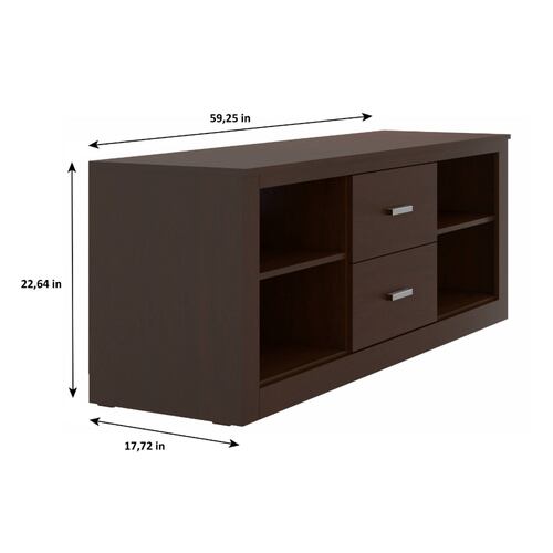 MESA DE TV BERTOLINI 1394 CHOCOLATE