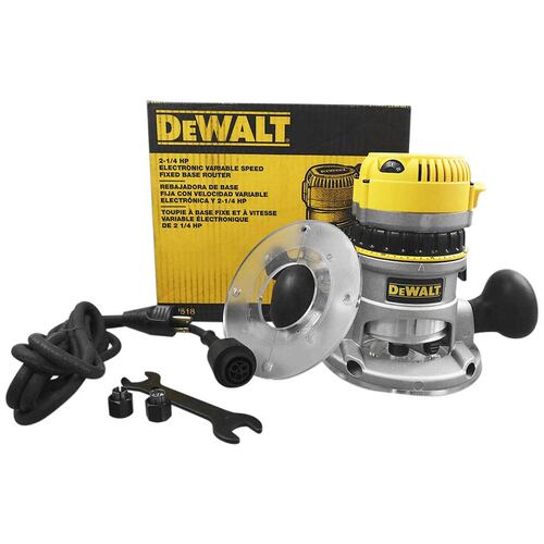 Router 2 1 4Hp 1440W 8000 24000Rpm Collet 1 41  Dewalt Dw618