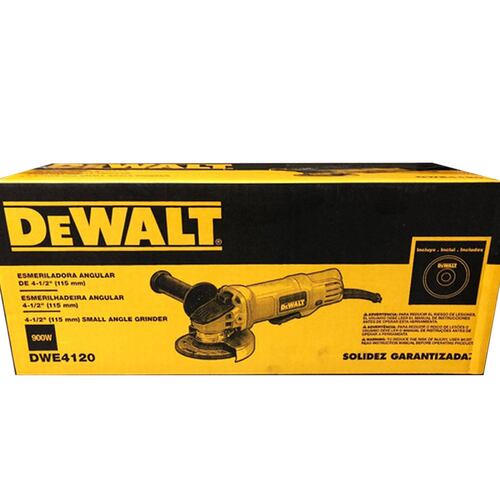 Mini Esmeriladora 4 1 2 900W 11000Rpm 5 8 11 Dewalt Dwe4120X