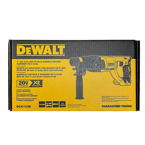 Martillo Demoledor Inalamb  Sds Plus 20V 1 2  Dewalt Dch133B