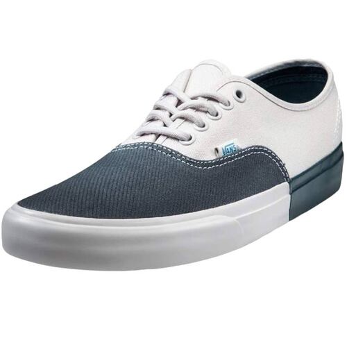 Tenis Vans Mujer Authentic Dx Blocked Gris Blanco VN0A38ESMS8.