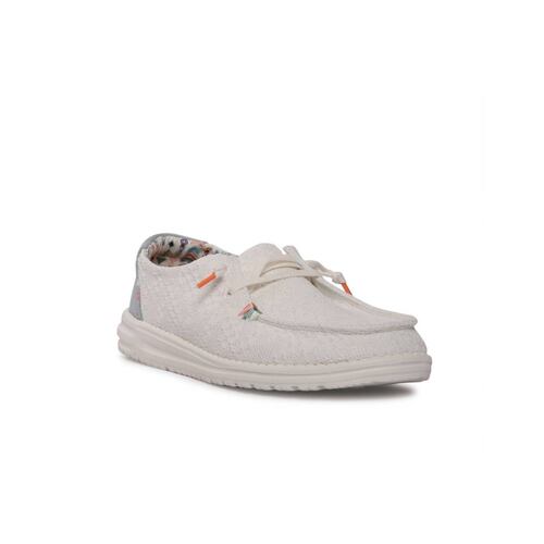 TENIS HEY DUDE MUJER BLANCO / AZUL HEY DUDE WENDY 121410164.