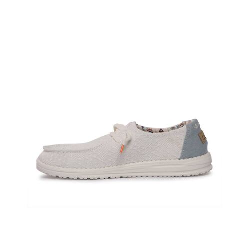 TENIS HEY DUDE MUJER BLANCO / AZUL HEY DUDE WENDY 121410164.