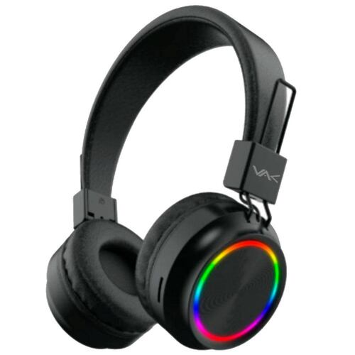AUDIFONOS VAK 2026 BLUETOOTH FM ENTRADA SD AUX DIADEMA LED .