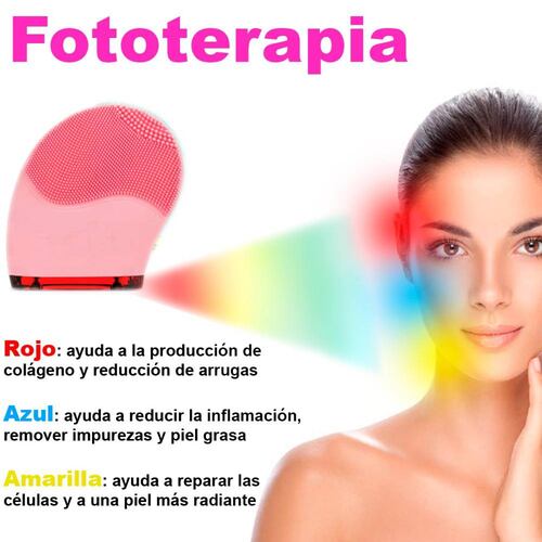 SUPER LIMPIADOR FACIAL VAK 14S CON TERAPIA LUZ PURIFICADOR RESTAURADOR .