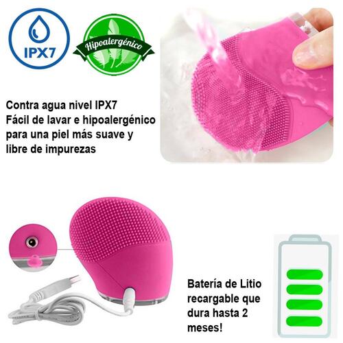 SUPER LIMPIADOR FACIAL VAK 14S CON TERAPIA LUZ PURIFICADOR RESTAURADOR .