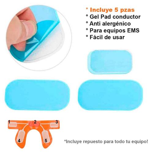 GEL REPUESTO 03 Vak Tonificador Gluteos Cintura Piernas Ems 
