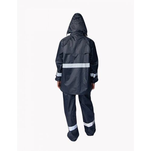 Impermeable para lluvia Senderismo Montaña Uso Rudo + Reflejantes Beckon.