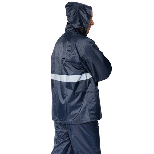 Impermeable para lluvia Senderismo Montaña Uso Rudo + Reflejantes Beckon.