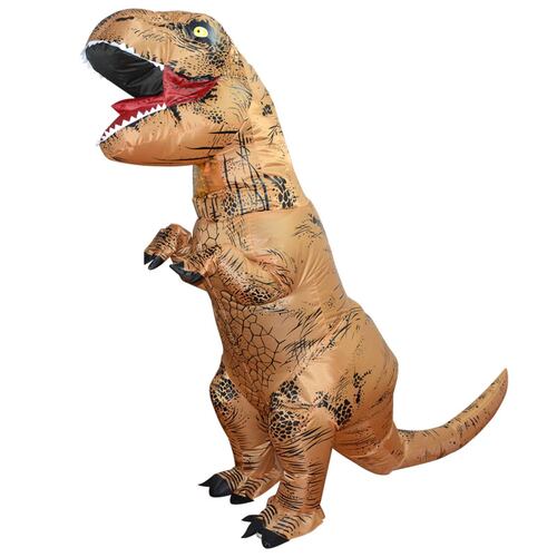 Disfraz inflable de dinosaurio T-rex premium halloween Talla unitalla edades 12 en adelante.