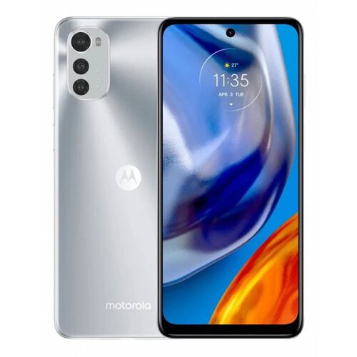 Celular Motorola Moto E32s Dual SIM 64 GB   4 GB RAM   Bateria 5000 mAh   Plata.