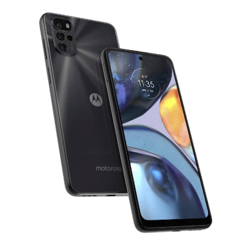 Celular Motorola Moto G22 64GB  4GB RAM   Camara 50 MPX   Pantalla 6 5 Pulgadas   Negro