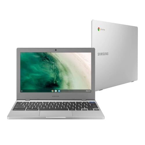 Laptop Samsung Chromebook 4 116 Intel Celeron N4020 4GB RAM 32GB Color Titanio Platinado.
