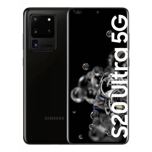 Celular Samsung Galaxy S20 Ultra 5G 128GB/12GB RAM  108 MPX  Negro-Reacondicionado Grado A .