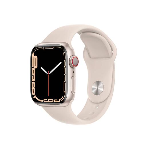 Reloj Apple Watch Serie 7 41mm Starlight Aluminium (Blanco Estelar)   GPS.