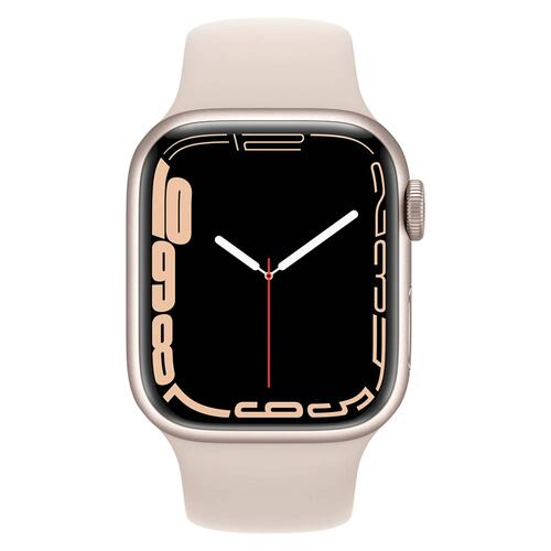 Reloj Apple Watch Serie 7 41mm Starlight Aluminium (Blanco Estelar)   GPS.