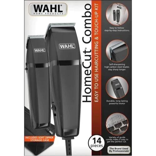 Combo de Maquinas Peluquera y Recortadora para corte de cabello WAHL y Accesorios 79450 308