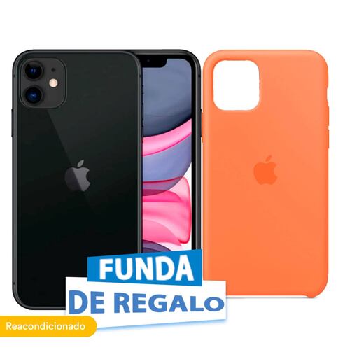 Celular Reacondicionado Grado A Apple iPhone 12 128GB Negro  Funda de Regalo