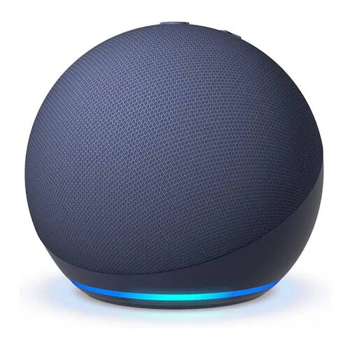 Combo Bocina Amazon Alexa Echo Dot 5ta Generacion (Azul)   2 Focos Inteligentes Sengled.