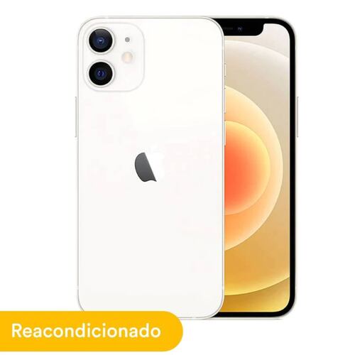 Celular Reacondicionado Grado A   Apple iPhone 12 128GB Blanco   Funda de Regalo