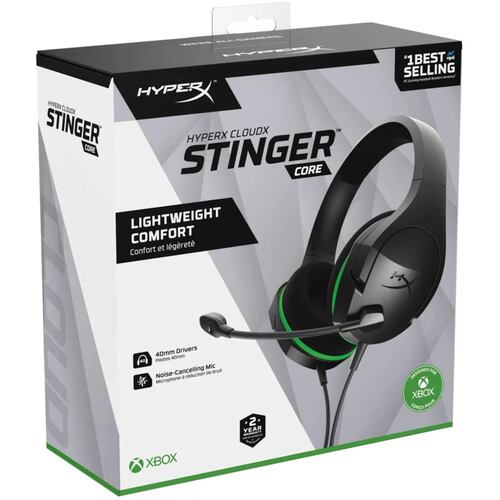 Audifonos Gamer Hyperx Cloudx STINGER Core   Compatibles con Xbox  Play Station y PC