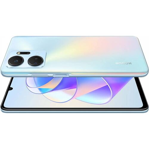 Celular Honor X7a 128GB   6GB RAM   Camara cuádruple de 50MPX   Color Plata.