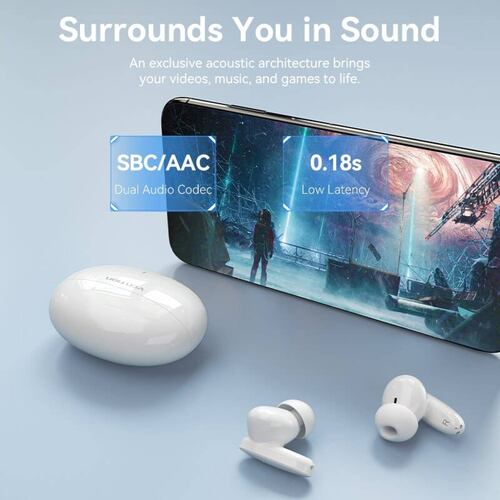 VENTION - Auriculares Bluetooth HiFun Azul (TWS).