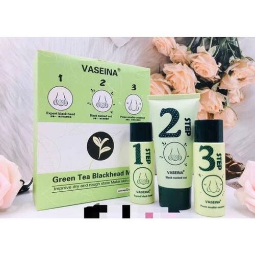 Mascarilla en Kit Puntos Negros 3 Pasos Te verde.