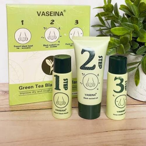 Mascarilla en Kit Puntos Negros 3 Pasos Te verde.