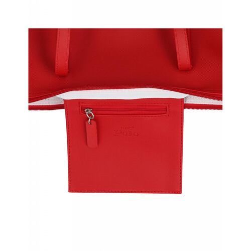 Bolsa Tote Color Rojo Logo Contraste Pr180162105 