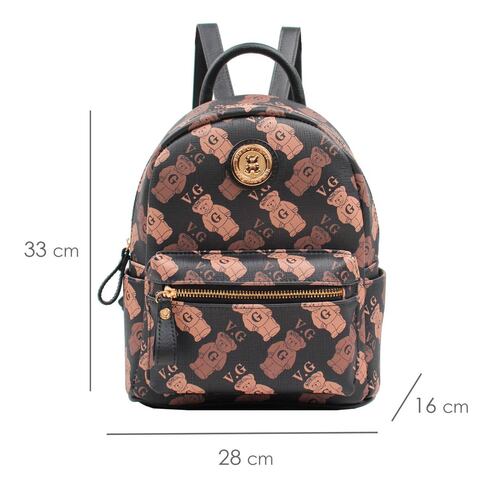 Bolsa Backpack para Mujer Van Gogh Bear VGBBP031BR Café 