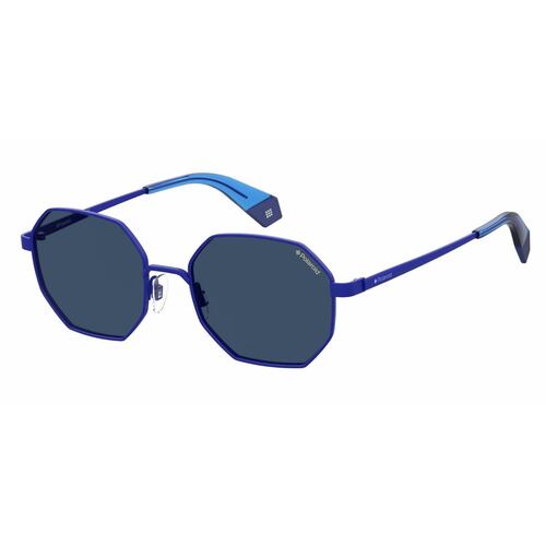 Lentes de Sol Polaroid Hombre Mujer Pld 6067/S Azul 