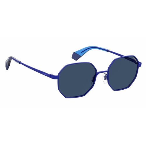 Lentes de Sol Polaroid Hombre Mujer Pld 6067/S Azul 