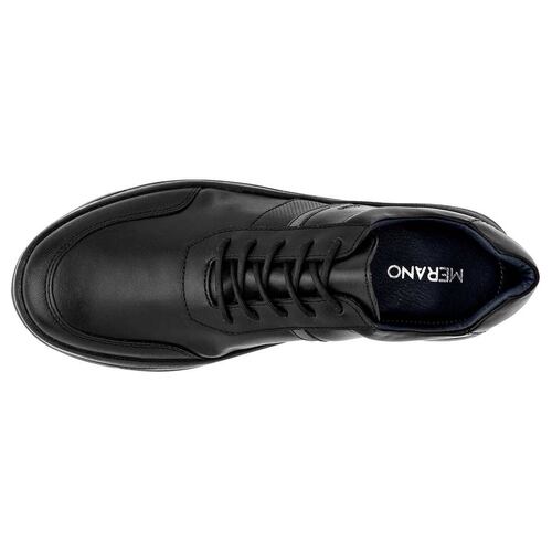 ZAPATO CASUAL Merano 42090 Color Negro PARA Hombre Tx5