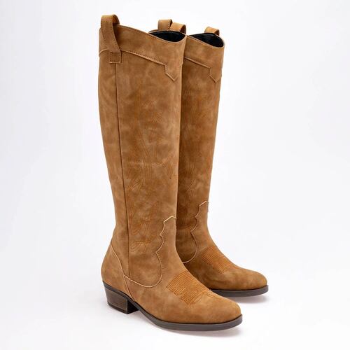 BOTA VAQUERA LARGA Catalina 9050 Color CAMEL PARA Mujer Tx7