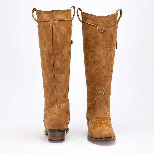 BOTA VAQUERA LARGA Catalina 9050 Color CAMEL PARA Mujer Tx7