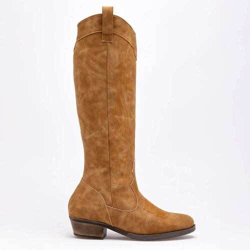 BOTA VAQUERA LARGA Catalina 9050 Color CAMEL PARA Mujer Tx7