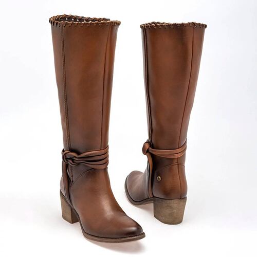 BOTA VAQUERA LARGA Moramora 110886 Color Cafe PARA Mujer Tx7