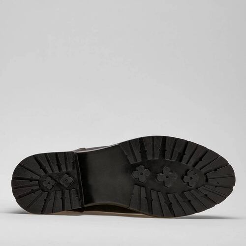 BOTA CHUNKY CON ELASTICO Moramora 180EN292 Color Cafe PARA Mujer Tx7