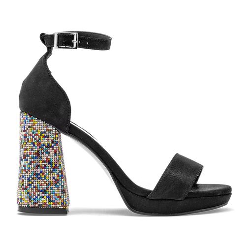 ZAPATILLA CON PULSERA Clasben INDIRA Color Negro PARA Mujer Tx7