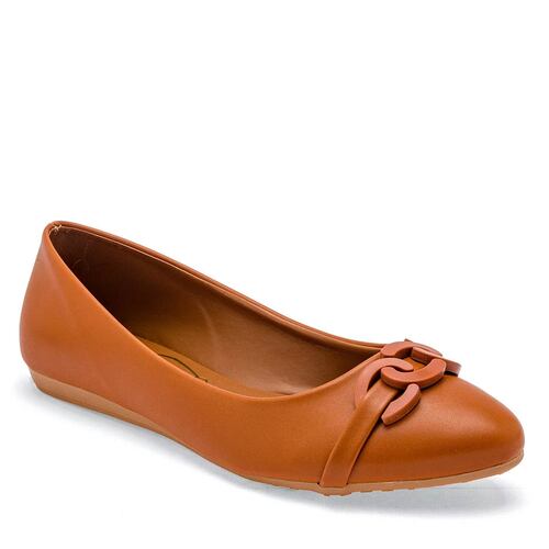 FLATS Clasben DIONE Color CAMEL PARA Mujer Tx7