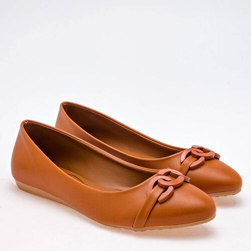 FLATS Clasben DIONE Color CAMEL PARA Mujer Tx7